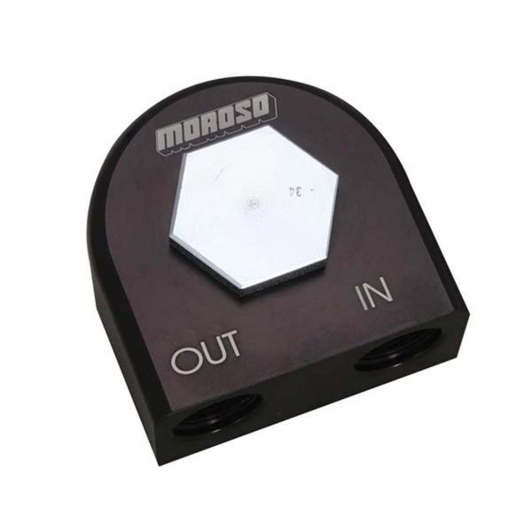 Moroso Universal Remote Oil Filter Adapter