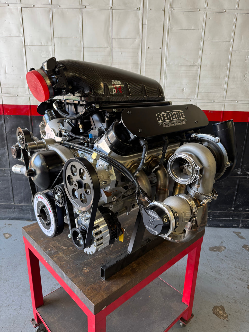 Twin Turbo RHS 454ci Dry Sump Race Motor 1800HP