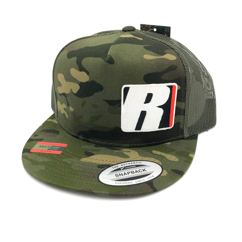 Redline R Snapback - Green Camo