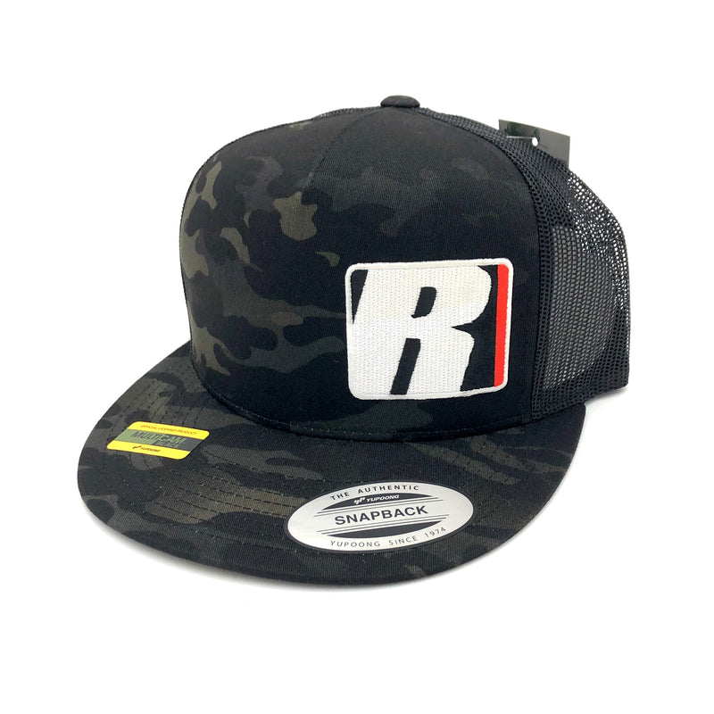 Redline R Snapback - Black Camo