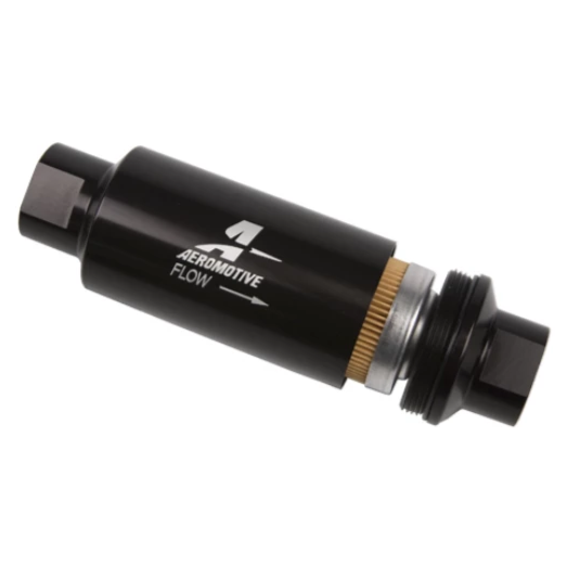 Aeromotive 10 Micron, ORB-10 Black Fuel Filter